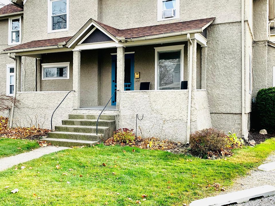 Private covered porch for the apartment