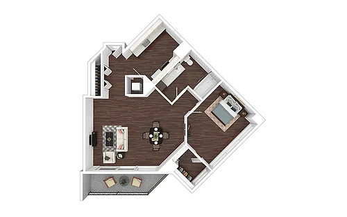 Floor plan A11 - Renovated