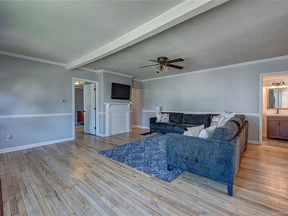 Family room from side view