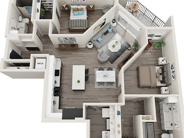 B3.0 floor plan The Artreaux