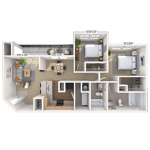 Floor plan The Oleander