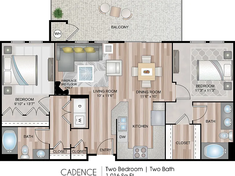 1016 Square Feet 1016 Square Feet