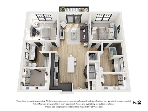 Floor plan B1HC