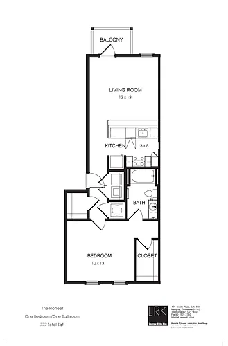 Floor plan The Large Pioneer