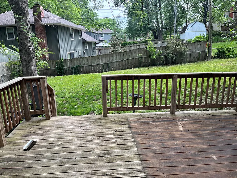 Back deck