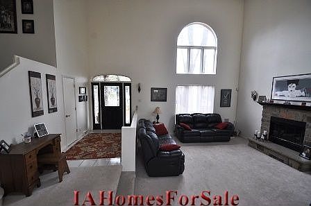 Living Room - 20 ft Ceilings Lots of natural light