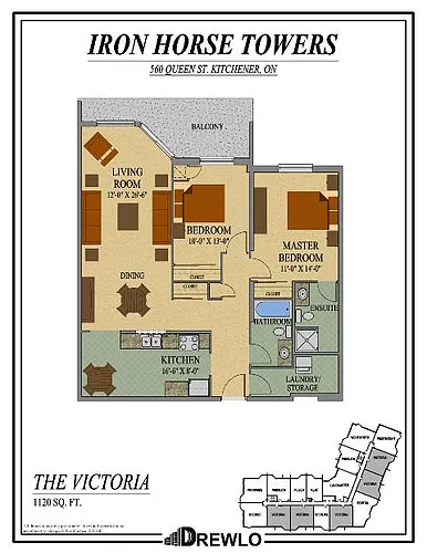 Floor plan 606
