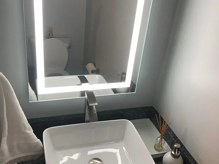 Second half bathroom in the basement