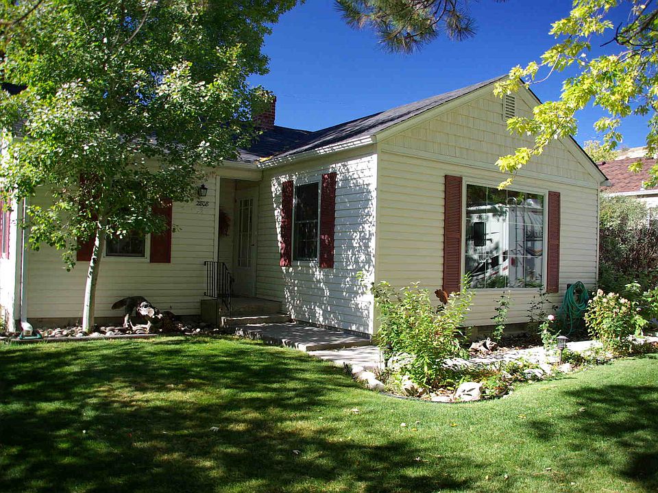 Front of home and front door