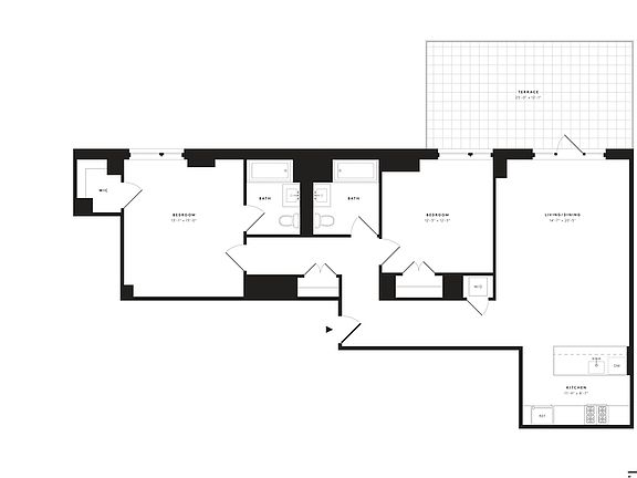 2nd image of 535 W 43rd St #15D