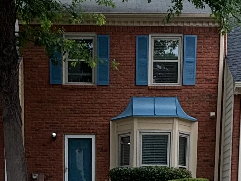 Newly painted exterior trim