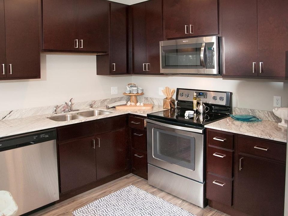 kitchen with granite countertops