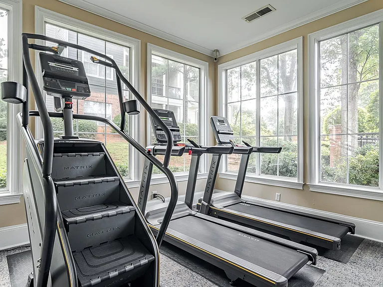 Fitness center with cardio equipment
