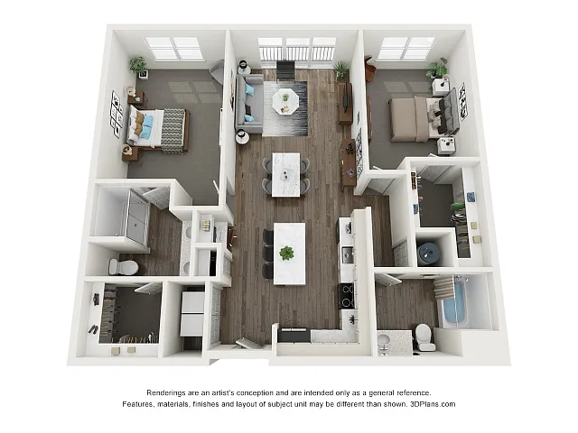 Floor plan 2B1LJB