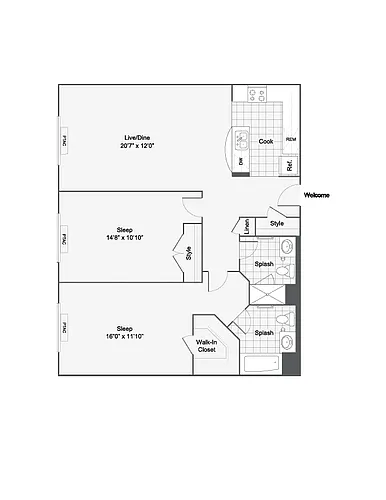 Floor plan B1R