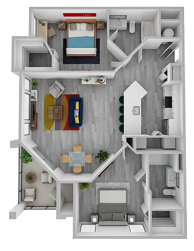 Floor plan The Carmichael