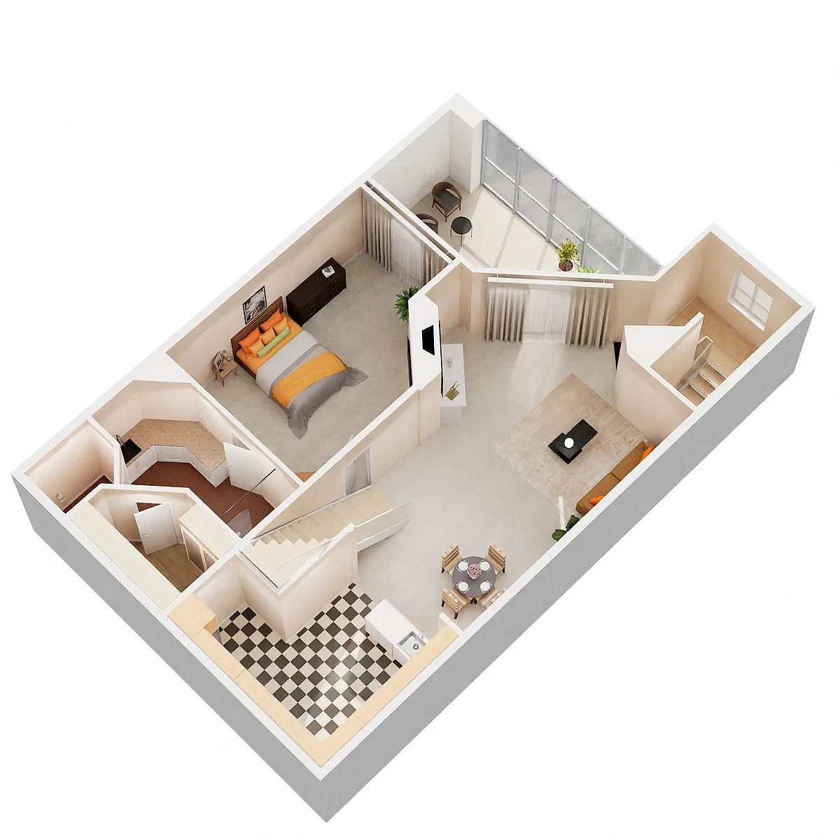 Floor plan B3