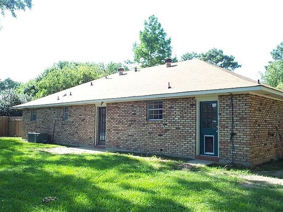 Rear view of home.