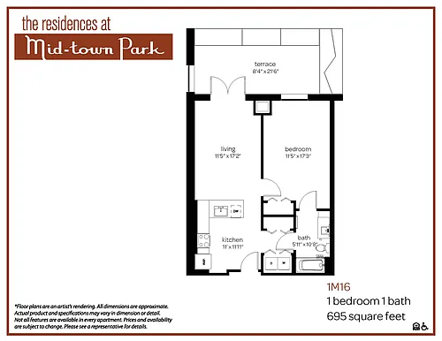 Floor plan 1M16
