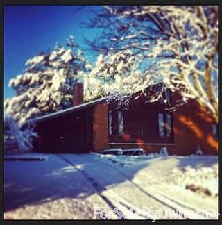 295 Ragan Drive on snowy day
						:
						Enjoy the warm fire place and some hot chocolate in this perfect starter home.