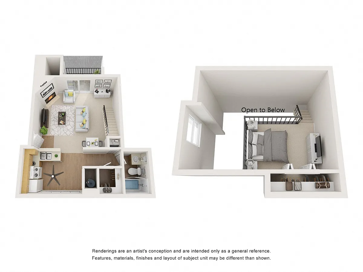 Floor plan Summit Loft