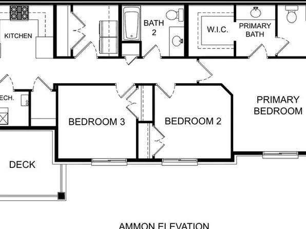Condo A Third Level Plan, Harmony Ridge