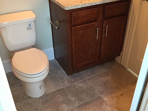 Tile, granite in baths