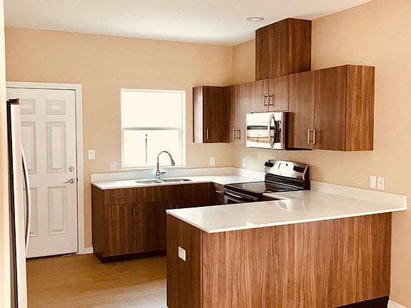 Open kitchen living area concept, Quartz countertops