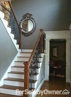 Foyer at entrance to house