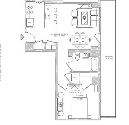 3rd image of 42 W 33rd St #8D1