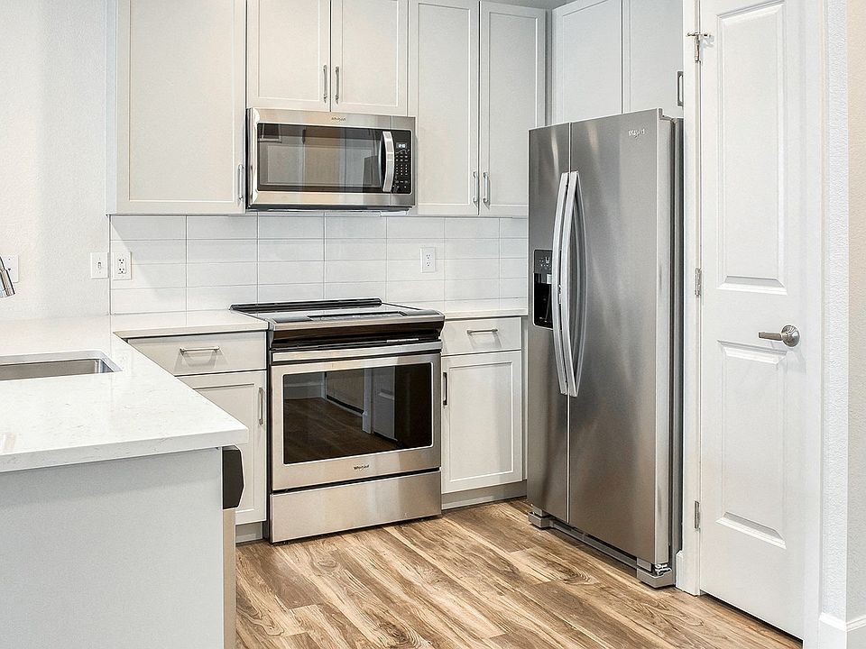 New stainless steel appliances in renovated homes
