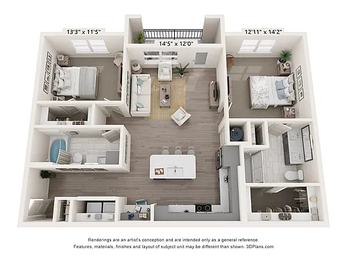 Floor plan B6