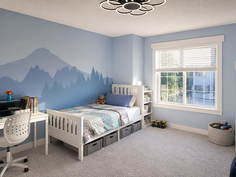 Huge master bedroom currently used as giant kids playroom