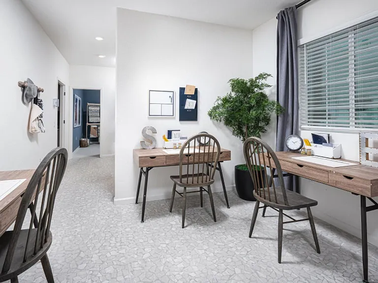 Hallway Model Home Set Up