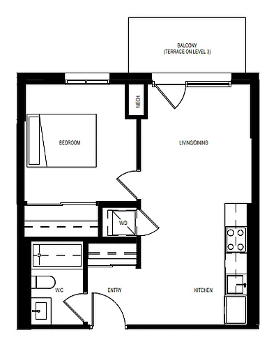 Floor plan 604