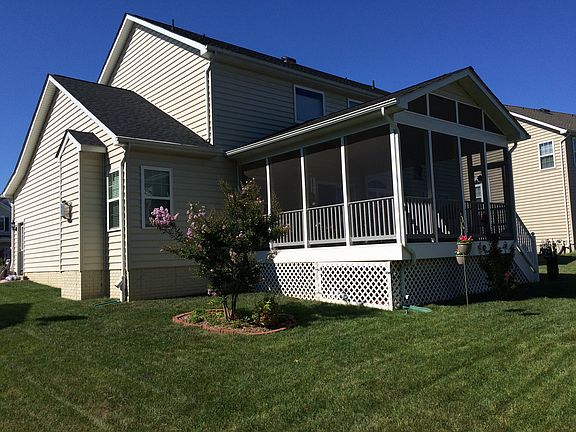 Rear view of Home and Deck
