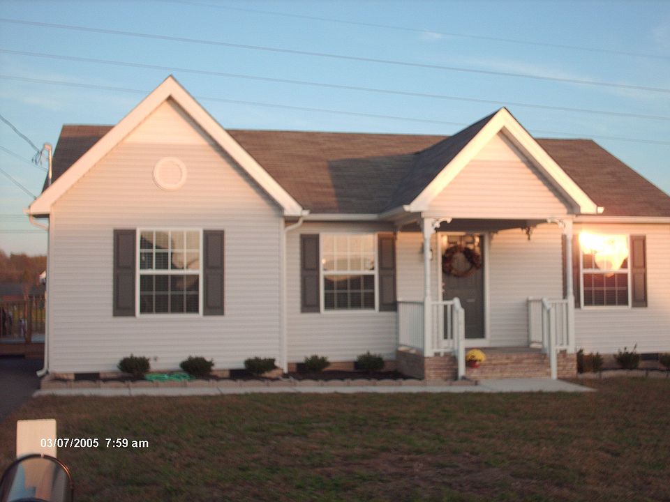 The sun setting on 1612 Baucom