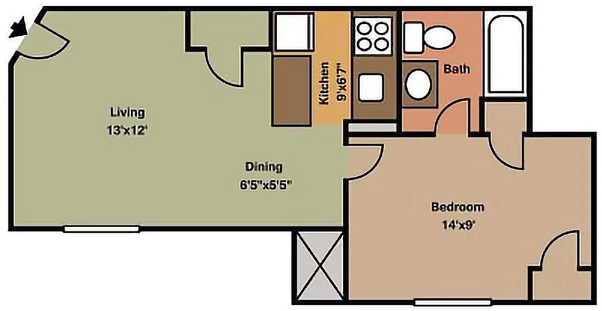 Floor plan Ashley