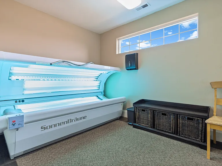 Enjoy on-site tanning at your convenience.