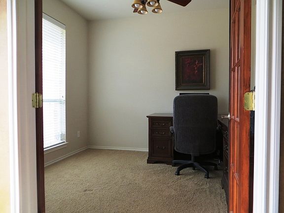 Front study / dining room with french doors