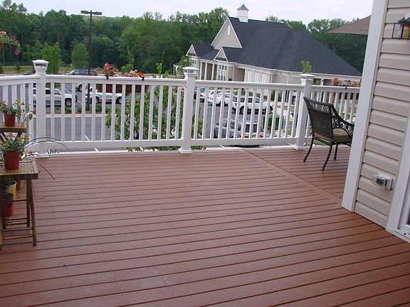 Composite deck with beautiful view