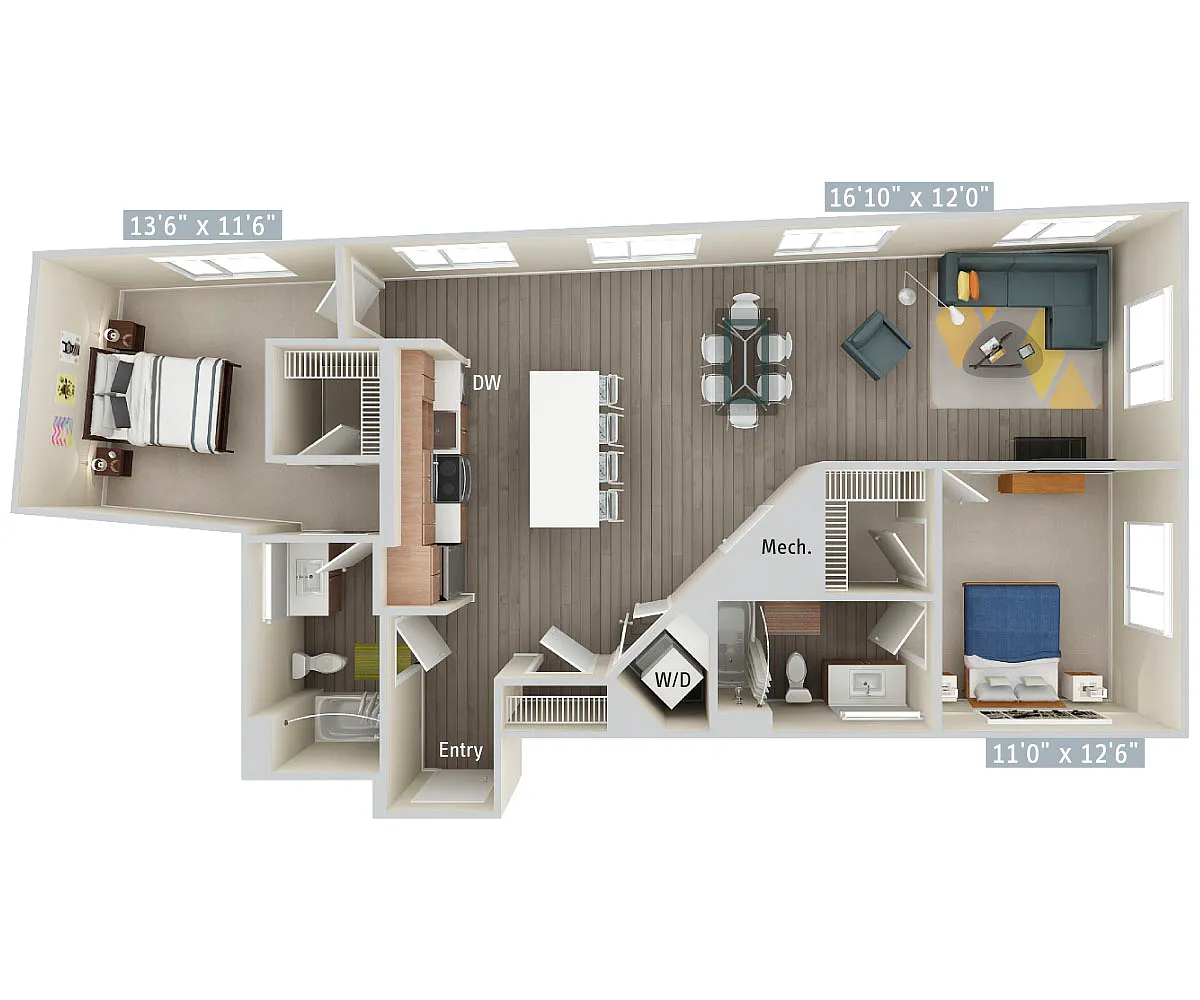 Floor plan B14-1222