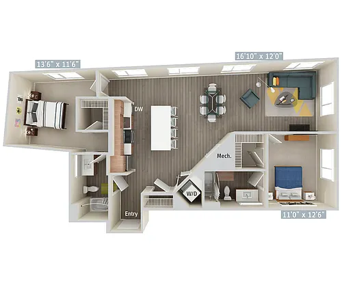 Floor plan B14-1222