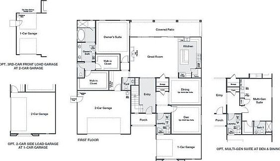 The Cullinan Floor Plan, First Floor