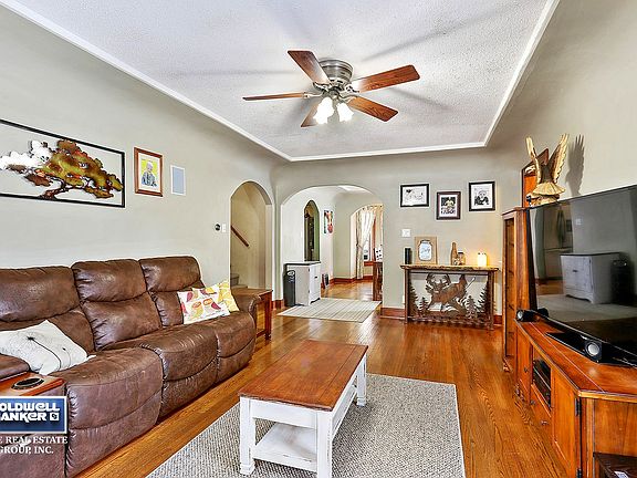 Living room view of dining rm