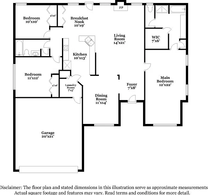 3 bed, 2.0 bath, 1650 sqft, $2,030 — Photo 2