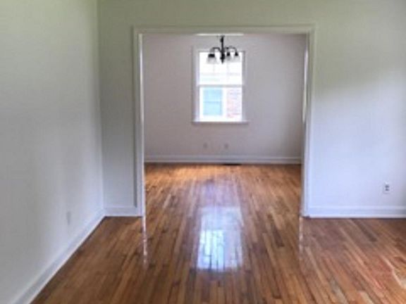 View from living room to dining room