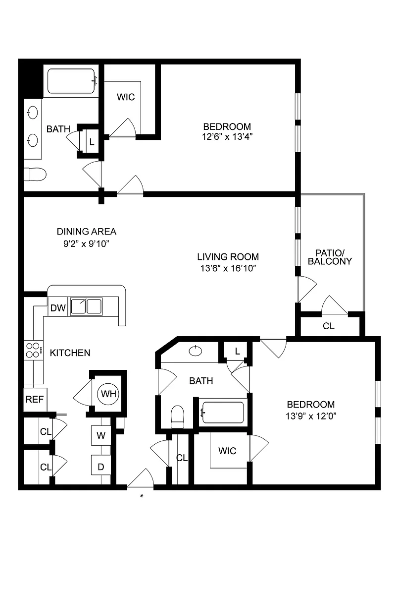 Floor plan Ashville