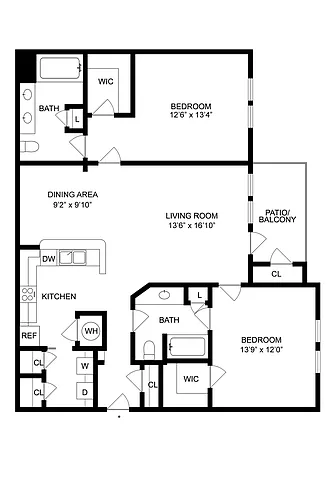 Floor plan Ashville
