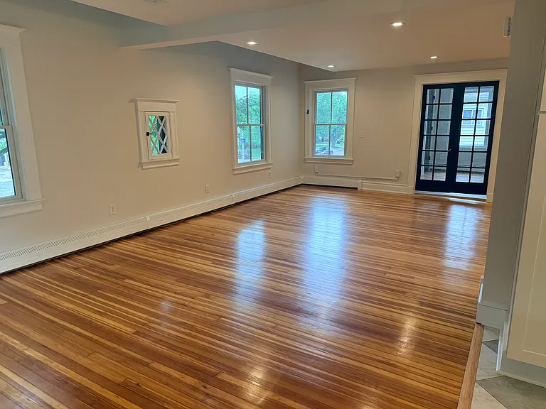 Another view of dining area and sitting area